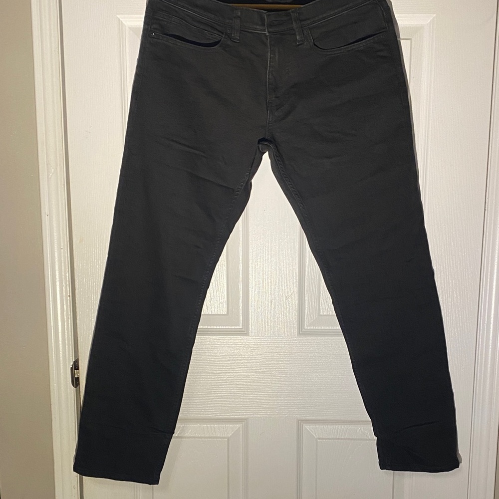 DKNY Men's Dark Gray Straight Jeans #3
